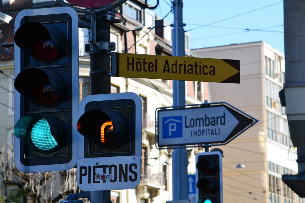 Hotel Adriatica Женева Екстериор снимка